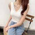 Miniatyrbilde 5 av 10: Tank Top Crop Top HVIT White