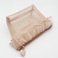 Miniatyrbilde 10 av 10: Lace Patchwork kosmetikkvesker Broderi sminkevesker LYSROSA L Light Pink L