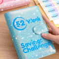 Miniatyrbilde 6 av 10: 52 ukers spareutfordring Lagringsutfordringen Binder BLÅ Blue