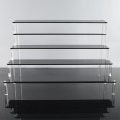Miniatyrbillede 7 af 10: Akryl Display Stand Figur Hylde 30X8CMFOUR-LAYER FIRE-LAYER 30X8CMFour-layer