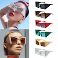 Miniatyrbilde 10 av 10: Semi-Rimless Cat Eye Solbriller Square Solbriller LEOPARD Leopard