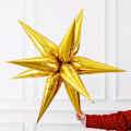 Miniatyrbillede 1 af 10: 12 stk Explosion Star Ballon Starburst Balloner GULD gold