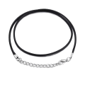 Miniatyrbilde 5 av 8: 50 stk Halskjede String Tau Skinn Vokset Cord Chain KAFFE Coffee