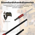Miniatyrbillede 6 af 7: Magnetisk borekrone forlænger holder forlængerstang 5 STK 5 STK 5pcs