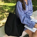 Miniatyrbillede 1 af 10: Håndtaske Tote Bag SORT Black