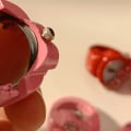Miniatyrbilde 10 av 10: Klokke Ring Kt Cat Ring ROSA pink