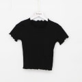 Miniatyrbilde 1 av 10: O-hals T-skjorte Slim Fit t-skjorte SVART M M black M-M