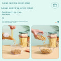 Miniatyrbilde 4 av 10: Forseglet krukke Risnøtter Oppbevaringskrukke ORANGE 300ML Orange 300ml