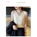 Miniatyrbillede 9 af 10: V-hals slyngevest SORT Black
