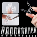 Pikkukuva 6 / 10: Quick Building Nail Forms tekokynsien kärjet 100 kpl 100 kpl 100Pcs