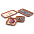 Miniatyrbillede 10 af 10: Smykkedisplaybakke Display Smykkedisplayplade HVID 10 X white 10 x 10 cm