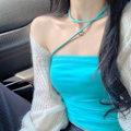 Pikkukuva 6 / 10: Mesh Sling Tank Top APRICOT Apricot