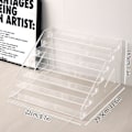 Miniatyrbillede 1 af 9: Transparent displaystativ Akryl opbevaringsstativ L L