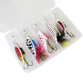 Pikkukuva 7 / 10: 5kpl Metal Spoon Lure Spinner Baits Kit Lihansyöjäkala