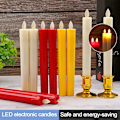 Miniatyrbild 10 av 10: LED Lantern Flameless Ljuslampa GUL TYPE2 TYPE2 yellow Type2-Type2