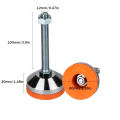 Miniatyrbillede 4 af 7: Heavy Duty Nivelleringsfødder Justeringsfod 2STK 2STK 2pcs