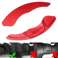 Miniatyrbilde 4 av 10: 1 par Ratt Paddle Shifter Gear Shift Extension RØD Red
