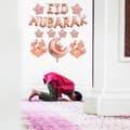 Miniatyrbillede 5 af 10: Bogstav Ballon EID MUBARAK Balloner TYPE B TYPE B
