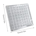 Miniatyrbild 3 av 10: Magnetisk Seashell Display Box Seashell förvaringsbox 36 GRID 36 36 grid