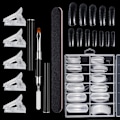 Pikkukuva 1 / 10: Quick Building Nail Forms tekokynsien kärjet 100 kpl 100 kpl 100Pcs
