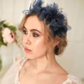 Miniatyrbillede 7 af 8: Mesh Flower Pandebånd Prinsesse Hovedbeklædning SORT black