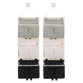 Miniatyrbilde 10 av 10: 2 stk Henge-Oppbevaringsorganisator Henge-Oppbevaring Henge-Lomme Grey 2 Pcs-2 Pcs