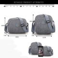 Miniatyrbild 2 av 10: Crossbody Bag Axelväska GRÅ 2 2 grey 2-2