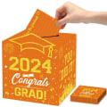 Miniatyrbillede 9 af 10: 2024 Graduation Season Message Box Layout for dimissionsceremoni wine red