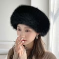 Miniatyrbilde 5 av 10: Falsk pelslue Russisk lue BEIGE Beige