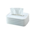 Miniatyrbilde 1 av 10: Sammenleggbart papir ansiktsveskeboks Tissue Spring Box HVIT IKKE white non luminous-non luminous