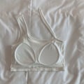 Miniatyrbillede 3 af 10: Dame Crop Top Ærmeløs Camis SORT black