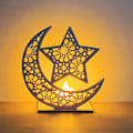 Miniatyrbillede 1 af 10: Eid Mubarak træpynt stearinlys LED-lys STYLE 2 STYLE 2