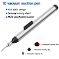 Miniatyrbilde 4 av 10: 2 stk Vakuumsugerpenn Sugesuger Pumpe IC SMD Fjerner 2pcs