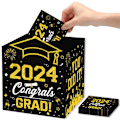 Miniatyrbillede 1 af 10: 2024 Graduation Season Message Box Layout for dimissionsceremoni black
