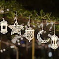 Pikkukuva 6 / 10: 3/10 kpl Mubarak riippuriipus Eid Mubarak Decor C-10 kpl C-10pcs