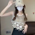 Miniatyrbilde 7 av 10: Retro Weaving Sling Tank Top KAFFE Coffee