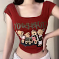Pikkukuva 8 / 10: Crop Cami Topit PUNAINEN Red