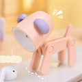 Miniatyrbilde 3 av 10: LED Nattelys Tegneserie Skrivebordslampe ROSA VALP VALP pink puppy-puppy