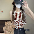 Miniatyrbillede 9 af 10: Retro Weaving Sling Tank Top CAMEL Camel