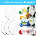 Miniatyrbillede 8 af 10: 10 stk Acryl Disc Acryl Circle Blanks 7,5 cm 7,5 cm 7.5cm