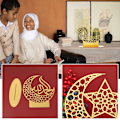 Miniatyrbillede 7 af 10: Eid Mubarak Dekor Ramadan Ornament SORT BT009 BT009 black BT009-BT009