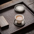 Pikkukuva 4 / 10: Alloy Tea Cup Mat Retro teetarjotin PRONSSI Bronze