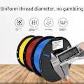 Miniatyrbillede 7 af 10: 3D Printing Pen Supplies PLA Printer Filament SORT Black