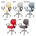 Miniatyrbilde 3 av 10: 2 stk/sett Delbar Kontorstoltrekk Setetrekk SVART KUN TREKK black only cover-only cover