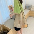 Miniatyrbild 1 av 10: Transparent Mesh Bag Strandväska KHAKI STYLE1 STYLE1 khaki style1-style1