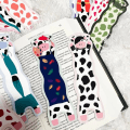 Miniatyrbilde 5 av 10: 7 stk Wavy Cow Bookmarks Morsomme bokmerker B B B