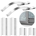 Miniatyrbillede 1 af 6: 60 Stk Vinduesskærm Clips Fjeder Hjørne Clips Vinduestilbehør