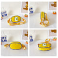 Miniatyrbillede 5 af 10: Børnebrev brysttaske Crossbody taske GUL yellow