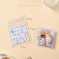 Miniatyrbillede 2 af 8: 100 stk Cookies Emballagepose Selvklæbende poser 3 3 3