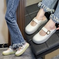 Miniatyrbillede 2 af 7: Flade Sko Loafers SORT STØRRELSE 40-41 Black Size 40-41